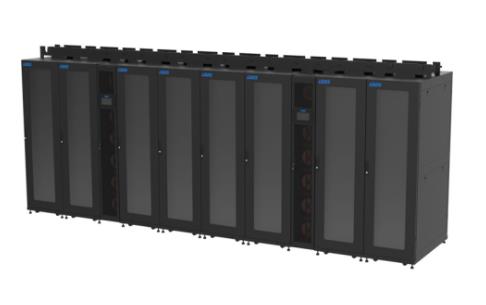 雷迪司冷通道单排机柜微模块数据中心机房解决方案